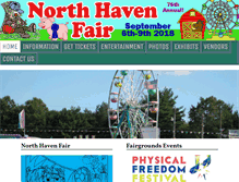 Tablet Screenshot of northhaven-fair.com